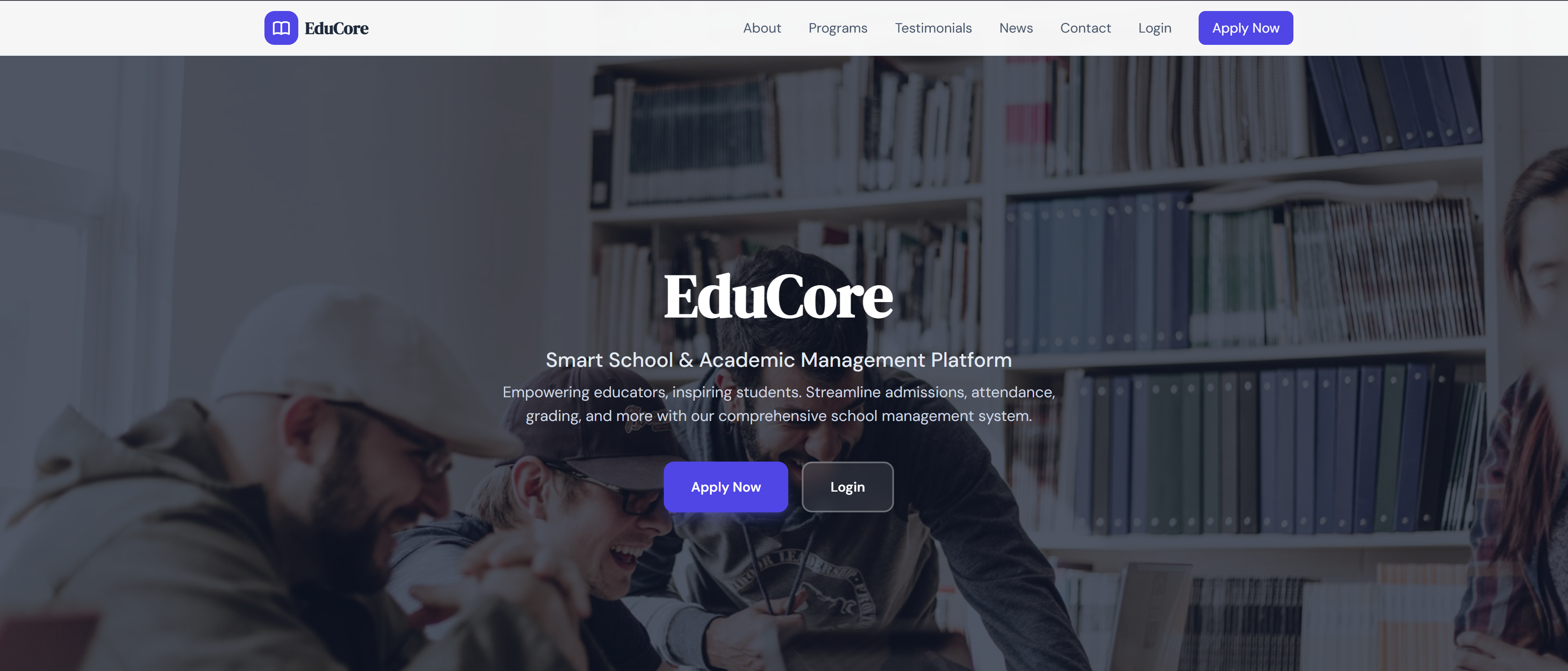 School Management System preview